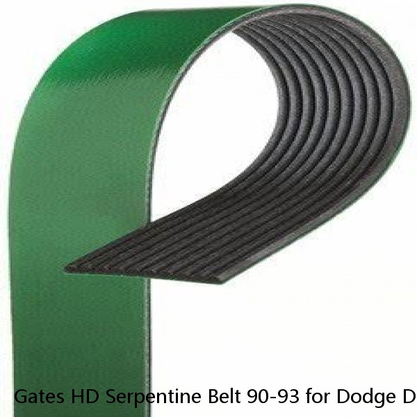 Gates HD Serpentine Belt 90-93 for Dodge D + W Cummins Diesel 5.9L Diesel  