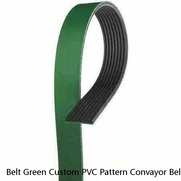 Belt Green Custom PVC Pattern Convayor Belt White Blue Green Black Rough Top Rubber Conveyor Belt Price 3 Buyers