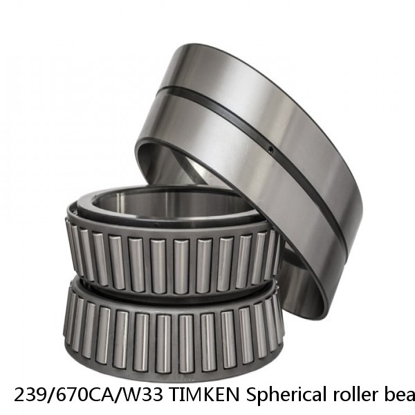 239/670CA/W33 TIMKEN Spherical roller bearing #1 small image