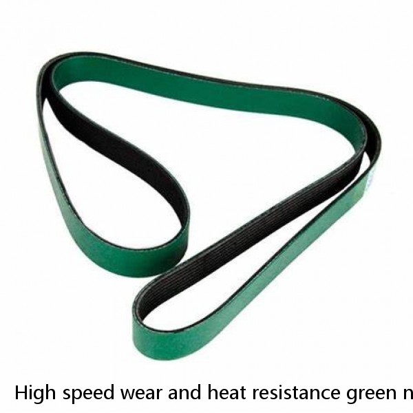 High speed wear and heat resistance green nylon transmission belt/flat belt/base belt