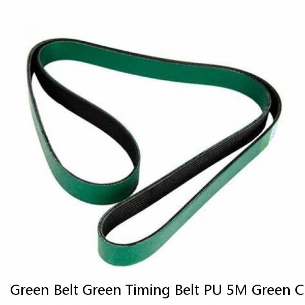 Green Belt Green Timing Belt PU 5M Green Cloth Embroidery Machine Timing Belt #1 small image
