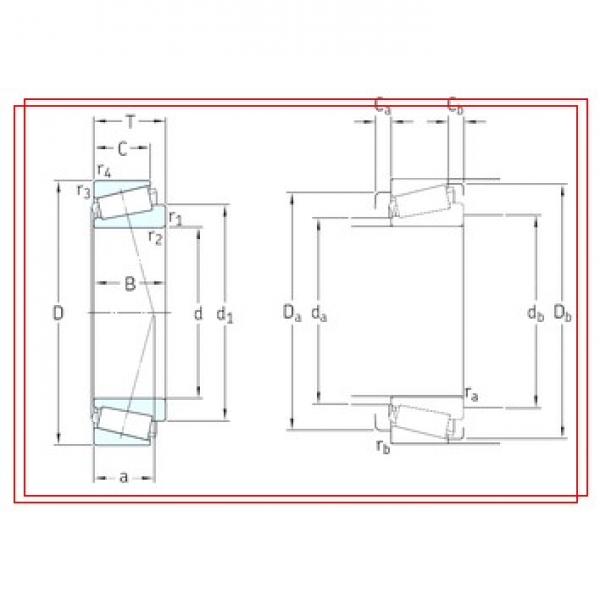 SKF 42687/42620 Tapered Roller Bearings #1 image