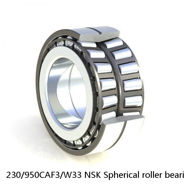 230/950CAF3/W33 NSK Spherical roller bearing #1 image