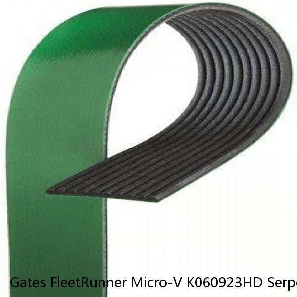 Gates FleetRunner Micro-V K060923HD Serpentine Belt for 10051598 10055747 zz #1 image