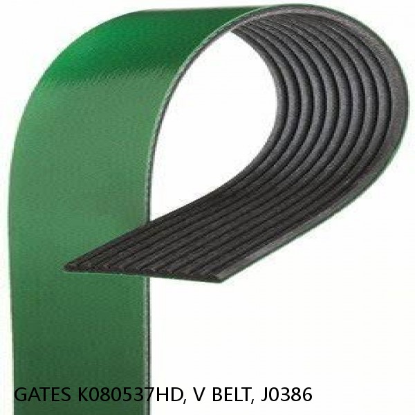 GATES K080537HD, V BELT, J0386 #1 image