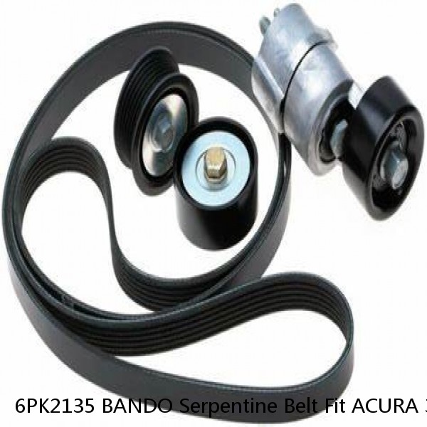 6PK2135 BANDO Serpentine Belt Fit ACURA 3.2L 3.5L 3.7L V-6, HONDA 3.0L 3.5L V6+ #1 image