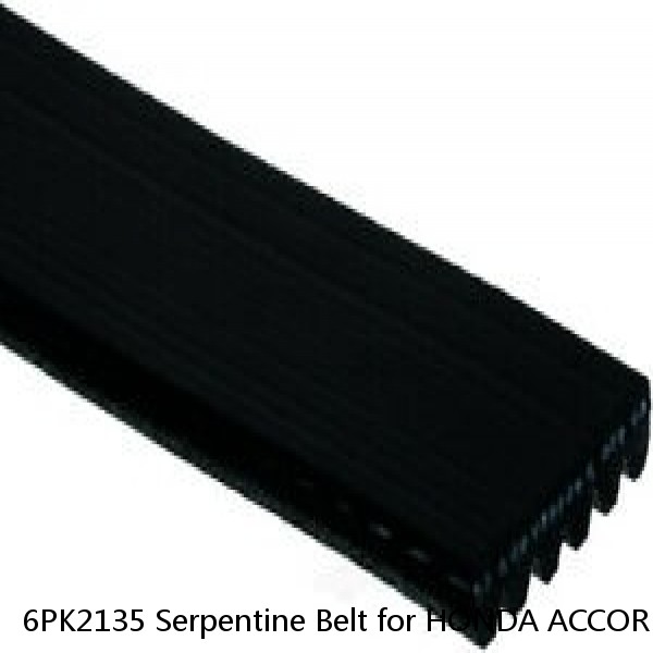 6PK2135 Serpentine Belt for HONDA ACCORD ACURA MDX RL 3.0L 3.5L 3.7L VTEC SOHC #1 image