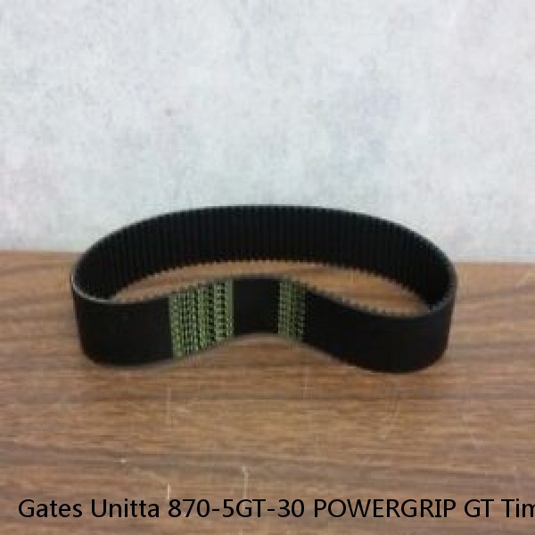 Gates Unitta 870-5GT-30 POWERGRIP GT Timing Belt 870mm L* 30mm W #1 image